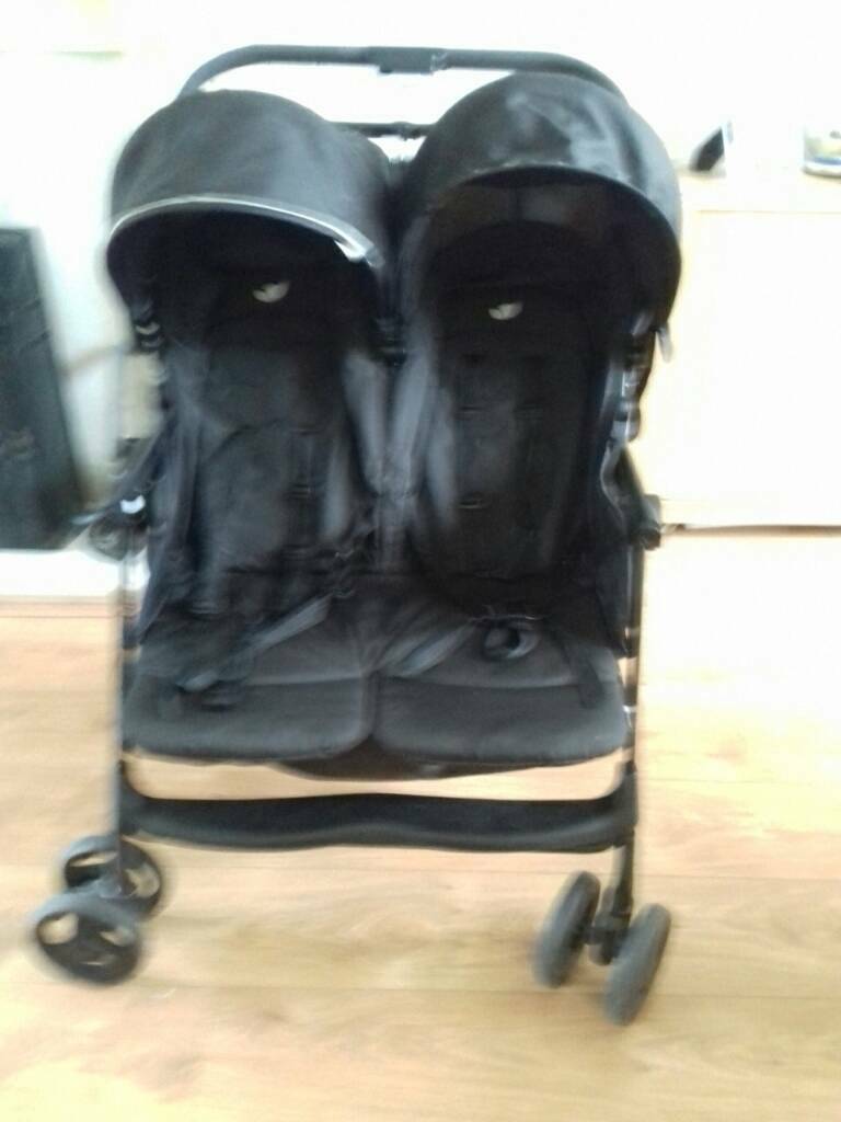 joie double buggy black